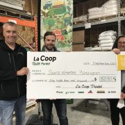 Initiative De nous à vous de Sollio Groupe Coopératif : La Coop Purdel remet 26 250$ en denrées alimentaires à cinq organismes
